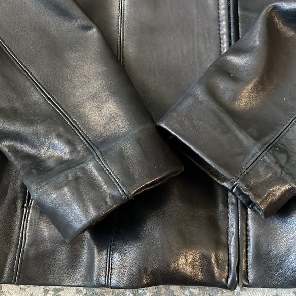 Siena leather moto jacket - Picture 5 of 10